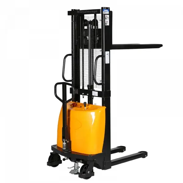 Gerbeur Semi Electrique Levée 1600 mm Capacité 1000 kg Gerbeur Semi Electrique Levée 1600 mm Capacité 1000 kg