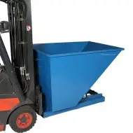 Benne Auto-Basculante 1100 L déplacée par chariot élévateur