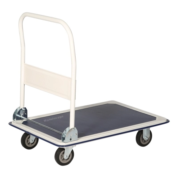 Chariot de Manutention Rabattable en Acier Plateau Antidérapant Capacité 150 kg Chariot de Manutention Rabattable en Acier Plateau Antidérapant Capacité 150 kg