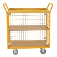 Chariot de Manutention Grillage Atic 3 Plateaux Capacité 200 Kg