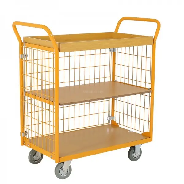 Chariot de Manutention Grillage Atic 3 Plateaux Capacité 200 Kg Chariot de Manutention Grillage Atic 3 Plateaux Capacité 200 Kg