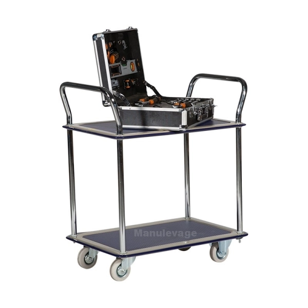 Chariot de manutention 3 plateaux 120kg - Manulevage