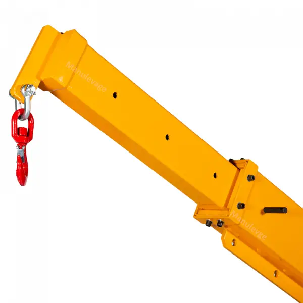 Potence télescopique articulée 3 tonnes pour chariot élevateur Potence télescopique articulée 3 tonnes pour chariot élevateur