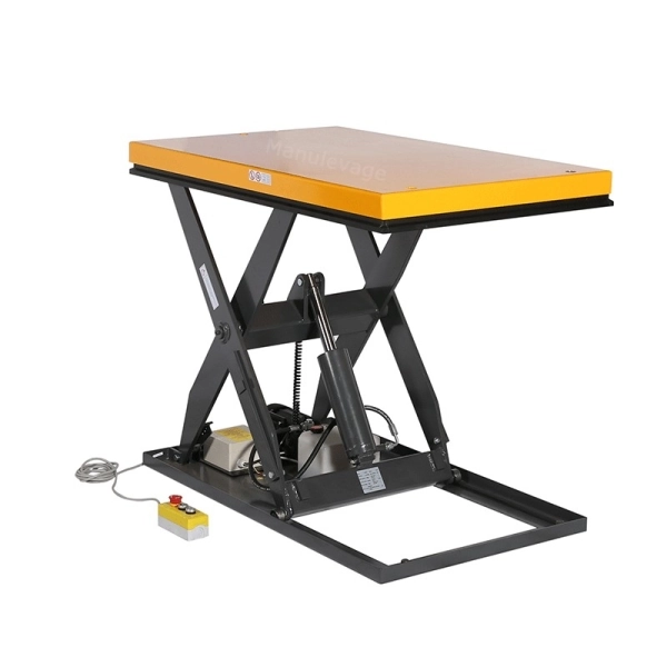 Table Elévatrice Electrique 1000 kg Plateau 1300x1000 mm 380V