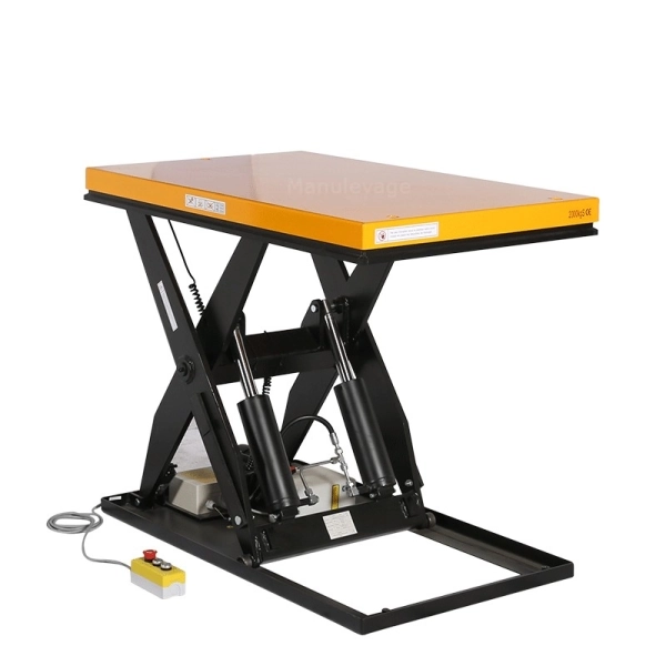 Table Elévatrice Electrique 2000 kg Plateau 1300x1000mm 380V