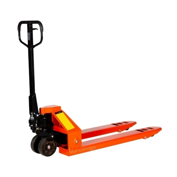 Transpalette Manuel 5 Tonnes Roues en Acier Fourches 1150 mm Transpalette Manuel 5 Tonnes Roues en Acier Fourches 1150 mm