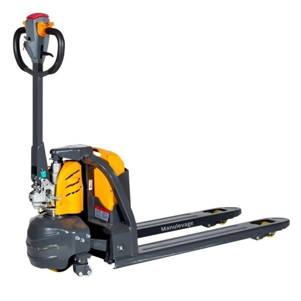 Transpalette Electrique fourches 1150 mm avec Batterie au Lithium 30 Ah Capacité 1500 kg