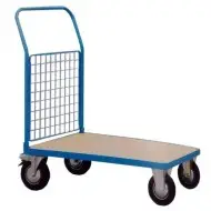 Chariot de Manutention Grillagé 1 côté Capacité 500kg - vue de face