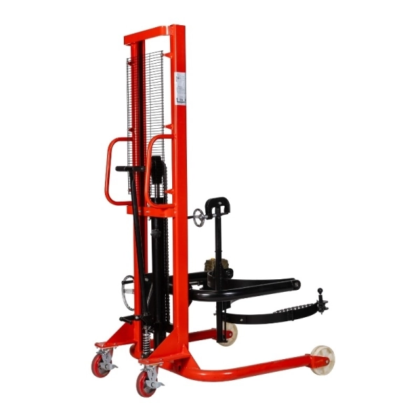 Gerbeur basculeur de fût encadrant Capacité 350 kg Levée 1640 mm Gerbeur basculeur de fût encadrant Capacité 350 kg Levée 1640 mm