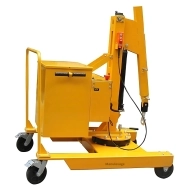Grue porte à faux rotative semi-électrique Capacité 550 kg