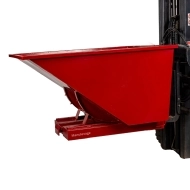 Benne Auto-Basculante rouge 1100 L
