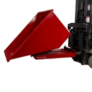 Benne Auto-Basculante rouge 1100 L