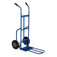 Diable de transport bavette rabattable roues pneus Capacité 250 kg
