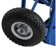 Diable de transport bavette rabattable roues pneus Capacité 250 kg