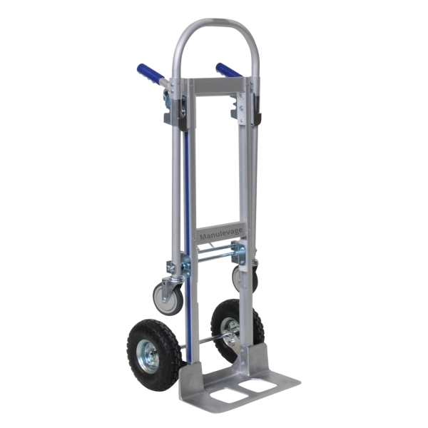 Diable Chariot en Aluminium 2 positions Capacité 200 kg Diable Chariot en Aluminium 2 positions Capacité 200 kg