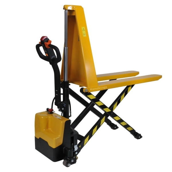 Transpalette Tout Electrique Haute Levée Monocylindre Fourches 1150 mm Transpalette Tout Electrique Haute Levée Monocylindre Fourches 1150 mm