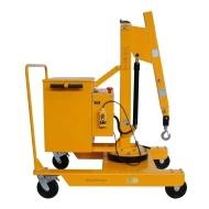 Grue porte à faux rotative semi-électrique Capacité 550 kg