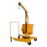 Grue porte à faux rotative semi-électrique Capacité 550 kg