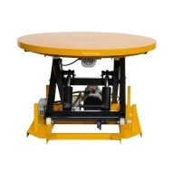 Table élévatrice semi-électrique plateau tournant 2000 kg