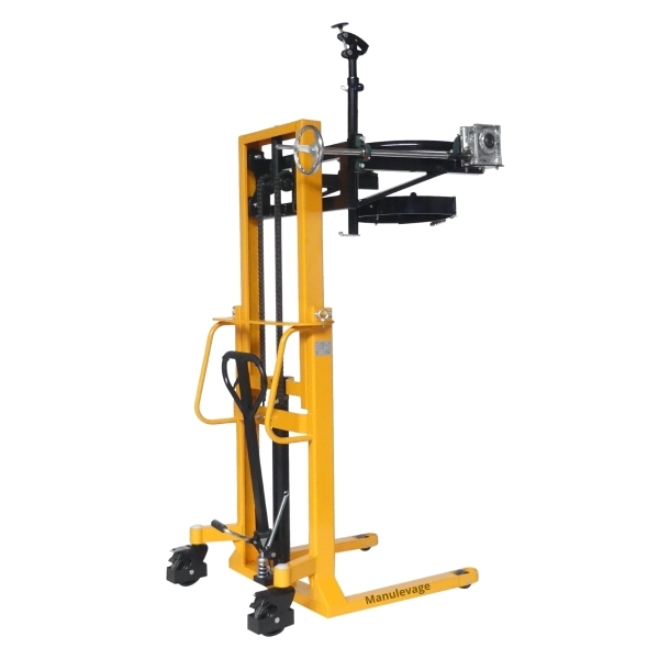 Gerbeur basculeur de fûts surbaissé Capacité 350 kg Levée 1500 mm Gerbeur basculeur de fûts surbaissé Capacité 350 kg Levée 1500 mm