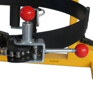 Gerbeur basculeur de fût encadrant Capacité 450 kg Levée 1600 mm