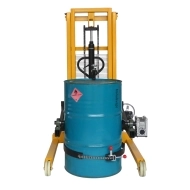 Gerbeur basculeur de fût encadrant Capacité 450 kg Levée 2100 mm