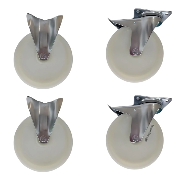 Roues Nylon pour Bennes Auto-basculantes (lot de 4)