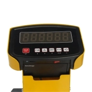 Transpalette peseur manuel haute levée monocylindre 1500 kg