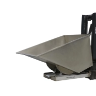 Benne auto-basculante inox 900 L