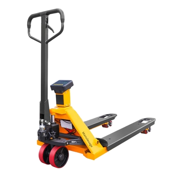 Transpalette Peseur 2000 kg Ecran Waterproof Précision 0.1% à Batterie