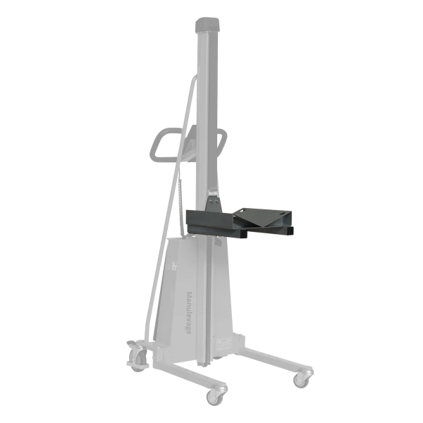 Support en V pour gerbeur poste de travail