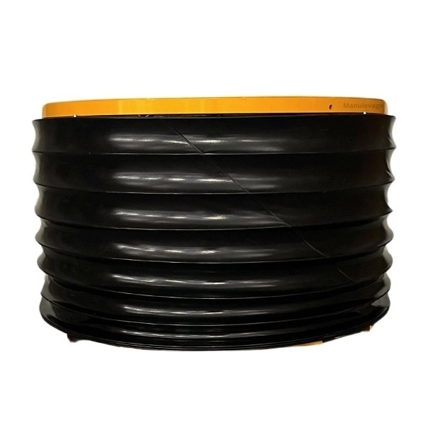 Table élévatrice semi-électrique 380V plateau tournant 2000 kg avec soufflet