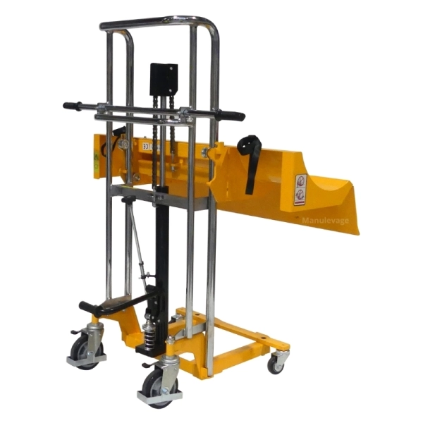 Mini gerbeur lève bobines Levée 1200 mm Capacité 400 kg