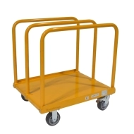 Vue générale du chariot de manutention porte panneaux capacité 1000 kg