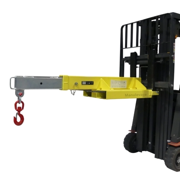 Potence pour chariot élévateur télescopique fixe 4.5 tonnes