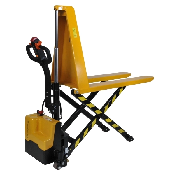 Transpalette Tout Electrique Haute Levée Monocylindre Capacité 1500 kg