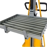Plateau à rouleaux pour gerbeur poste de travail