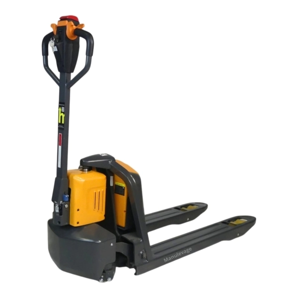 Transpalette électrique fourches 1150 mm avec Batterie au Lithium 20 Ah Capacité 1500 kg