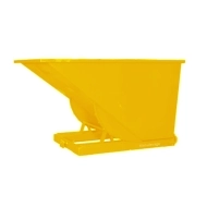 Vue générale de la benne Auto-Basculante jaune 900 L