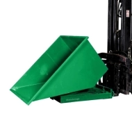 Benne Auto-Basculante verte 1100 L