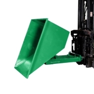 Benne Auto-Basculante verte 1100 L