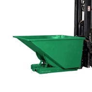 Benne Auto-Basculante verte 1100 L
