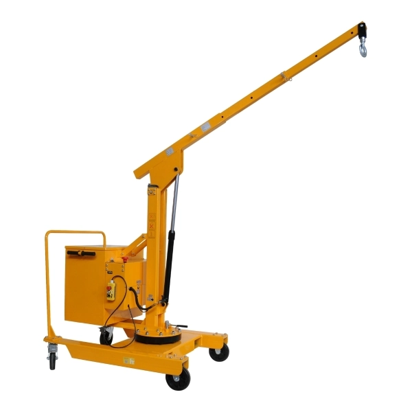 Grue porte à faux rotative élévation et extension électriques Capacité 550 kg