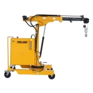 Grue porte à faux rotative élévation et extension électriques Capacité 450 kg