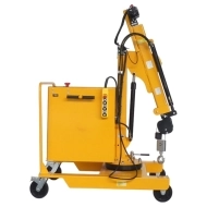 Grue porte à faux rotative élévation et extension électriques Capacité 450 kg