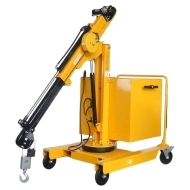 Grue porte à faux rotative élévation et extension électriques Capacité 450 kg
