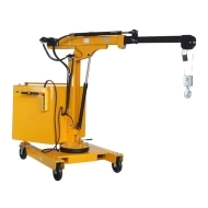 Grue porte à faux rotative élévation et extension électriques Capacité 450 kg