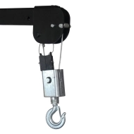 Grue porte à faux rotative élévation et extension électriques Capacité 450 kg