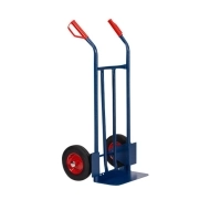 Vue de 3/4 avant du diable multi usages roues pneumatiques 300kg