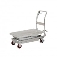 Table Elévatrice Mobile Manuelle INOX 350 Kg Levée 1375 mm